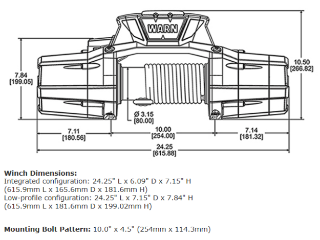 Warn ZEON 12-S SYNTHETIC | 95950