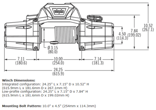 Warn ZEON 8-S SYNTHETIC | 89305
