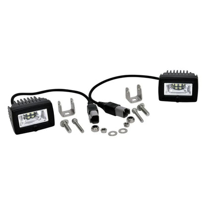 KC HiLiTES 2" C-Series C2 LED - 2-Light System - Backup - 20W Flood Beam | 0519