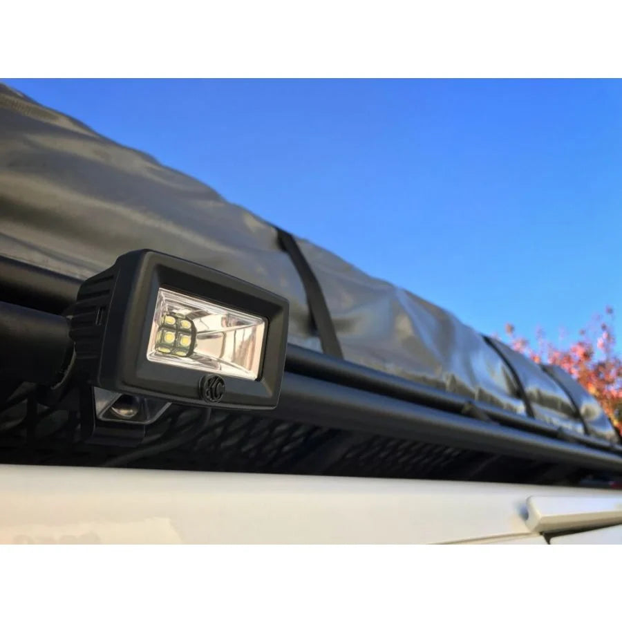 KC HiLiTES 2" C-Series C2 LED - 2-Light System - Backup - 20W Flood Beam | 0519