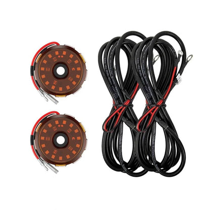 KC HiLiTES Two-Light Add-On Cyclone V2 Kit - Amber