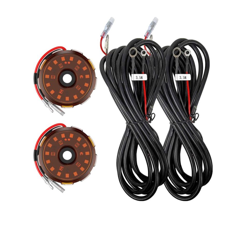 KC HiLiTES Two-Light Add-On Cyclone V2 Kit - Amber
