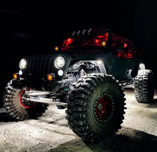 KC HiLiTES KC Cyclone V2 LED 6-Light - Rock Light Kit