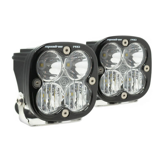 Baja Designs - Squadron Pro Black LED Auxiliary Light Pod Pair - Universal - 497803