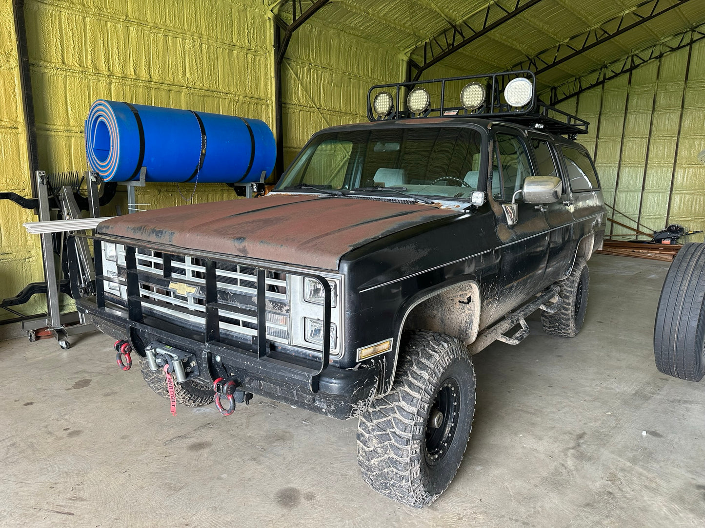 Square Body Ditch Light Mount