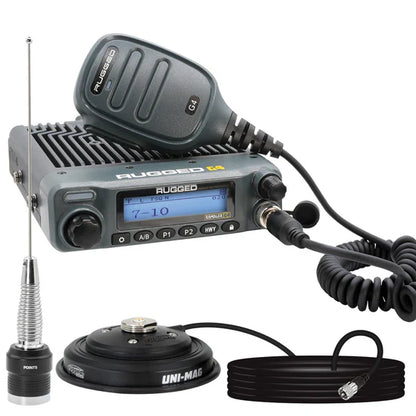 Rugged Radios Radio Kit - Rambler G4 GMRS Mobile Radio with Antenna | RK-G4