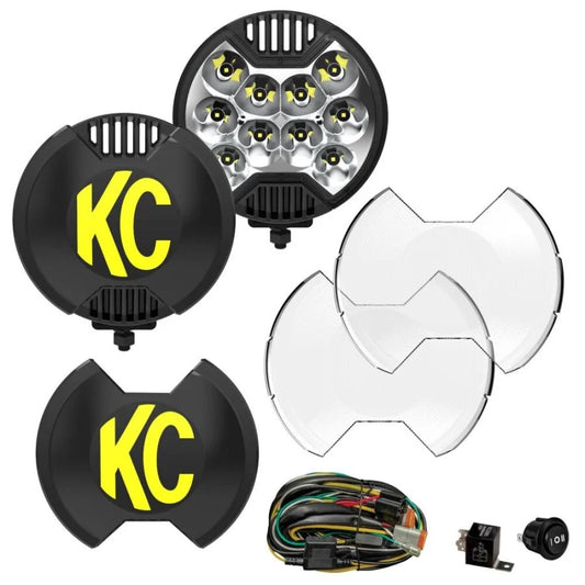 KC HiLiTES SlimLite® 6” LED - Master Kit - Pair | 0106