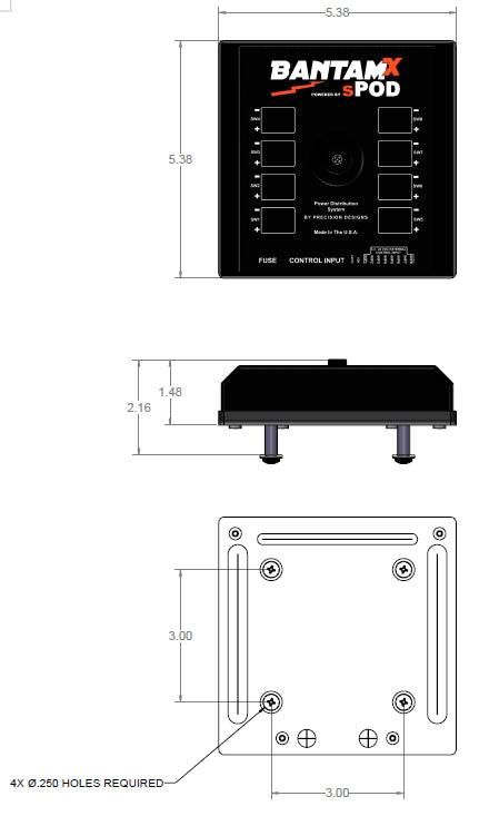 Baja Designs sPOD BantamX Touchscreen - Universal