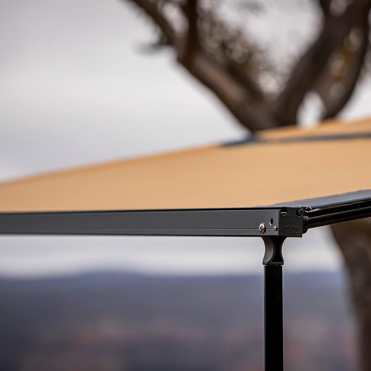 ARB Hard Case Awning with Light 8FT/2.5M Black | 814412A