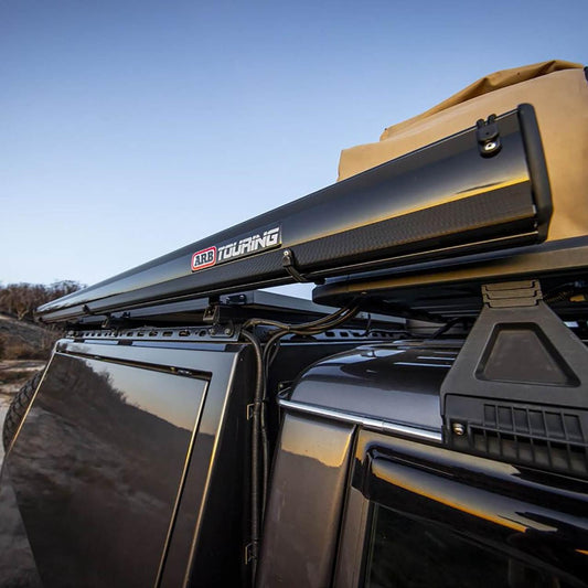 ARB Hard Case Awning with Light 8FT/2.5M Black | 814412A