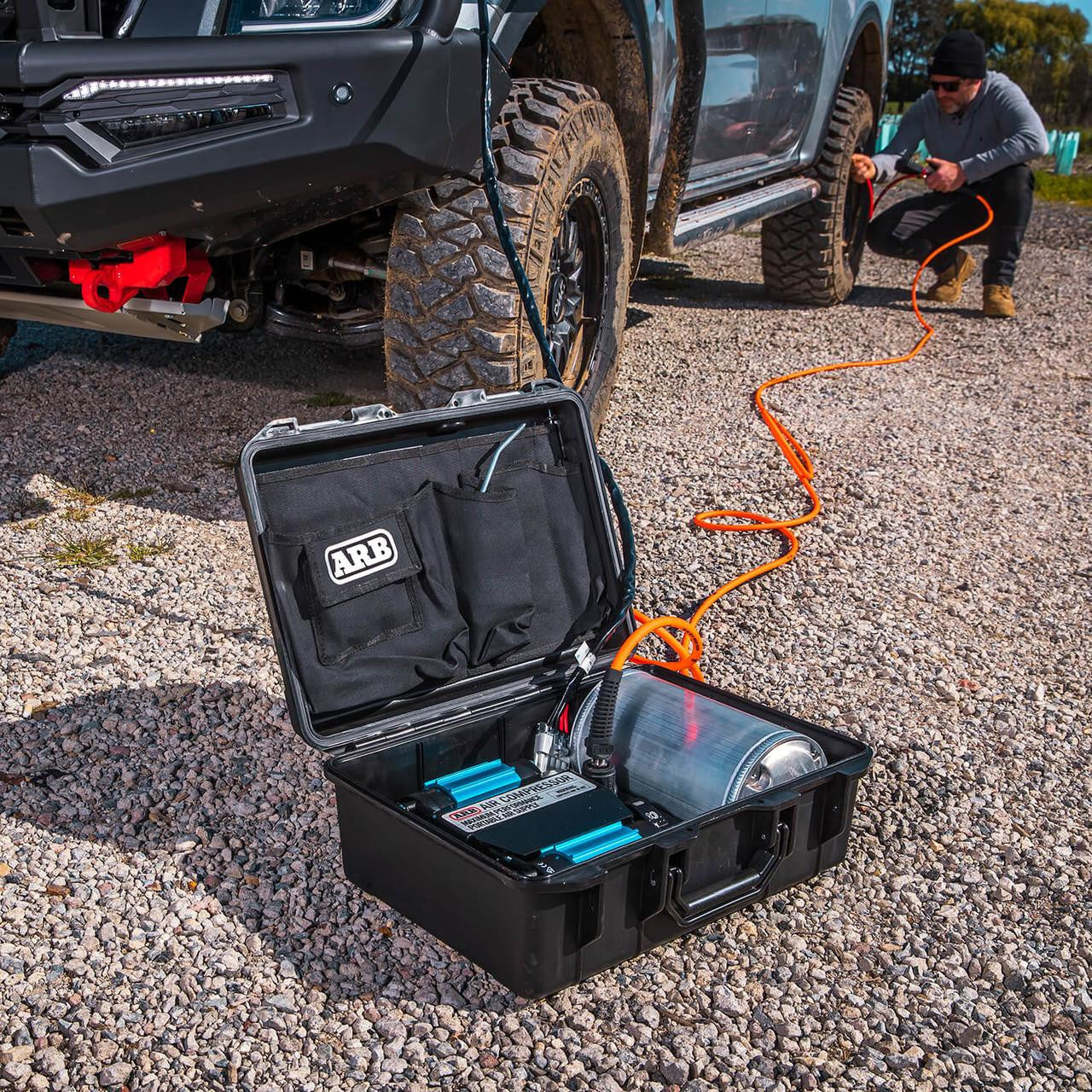 ARB Twin Motor Portable 12V Air Compressor | CKMTP12