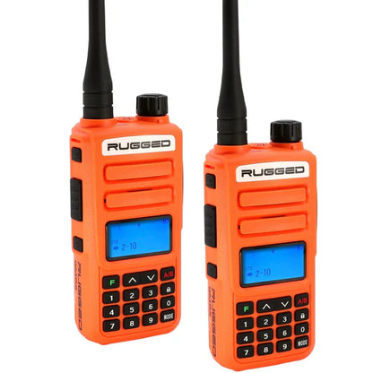 Rugged Radios 2 Pack - Rugged GMR2 PLUS - GMRS and FRS Two Way Handheld Radios | GMR2-PLUS-2-PACK