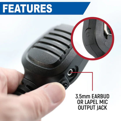 Rugged Radio Rugged GMR2 PLUS - GMRS and FRS Two Way Handheld Radio with Hand Mic | GMR2-G