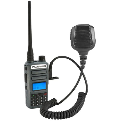 Rugged Radio Rugged GMR2 PLUS - GMRS and FRS Two Way Handheld Radio with Hand Mic | GMR2-G
