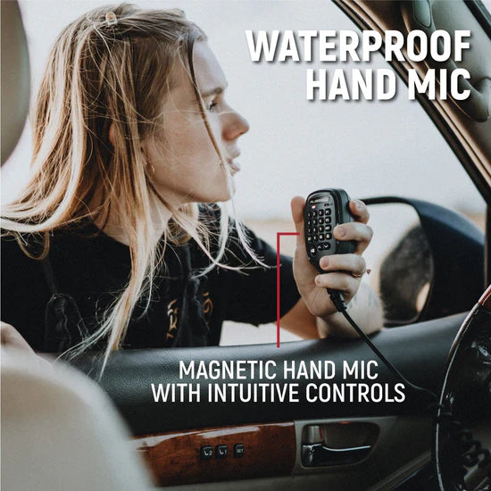 Rugged Radios G1 ADVENTURE SERIES Waterproof GMRS Mobile Radio Kit with Antenna | RK-G1